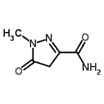 CAS#: 121507-22-0, 1-Methyl-5-Oxo-4,5-Dihydro-1H-Pyrazole-3-Carboxamide