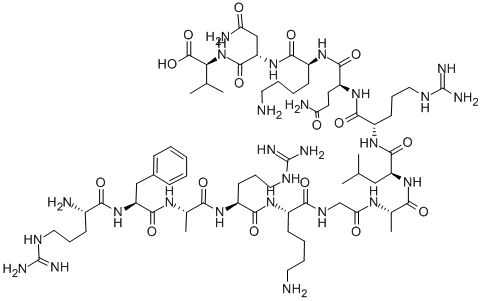CAS 登录号：121545-65-1， L-精氨酰-L-苯丙氨酰-L-丙氨酰-L-精氨酰-L-赖氨酰甘氨酰-L-丙氨酰-L-亮氨酰-L-精氨酰-L-谷氨酰胺酰-L-赖氨酰-L-天冬氨酰胺酰-L-缬氨酸