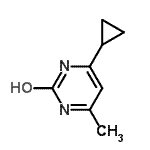 CAS#: 121553-48-8, 4-Cyclopropyl-6-Methyl-2(1H)-Pyrimidinone