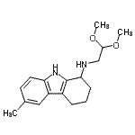 CAS#: 121593-91-7, N-(2,2-Dimethoxyethyl)-6-Methyl-2,3,4,9-Tetrahydro-1H-Carbazol-1-Amine