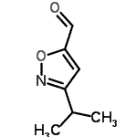 CAS#: 121604-54-4, 3-Isopropyl-1,2-Oxazole-5-Carbaldehyde