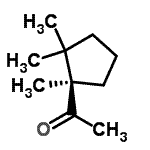 CAS#: 121666-35-1, 1-[(1R)-1,2,2-Trimethylcyclopentyl]Ethanone