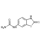 CAS#: 121690-17-3, 1-(2-Thioxo-2,3-Dihydro-1,3-Benzothiazol-6-Yl)Urea