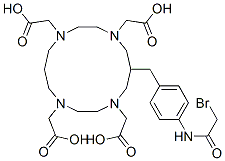 CAS#: 121697-38-9, 2-[13-[[4-[(2-Bromoacetyl)Amino]Phenyl]Methyl]-4,8,11-Tris(Carboxymethyl)-1,4,8,11-Tetrazacyclotetradec-1-Yl]Acetic Acid
