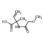 CAS 登录号：121704-28-7， 2-[(甲氧基乙酰基)氨基]-2-甲基-3-丁烯酸