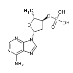 CAS#: 121878-11-3, 2',5'-Dideoxy-3'-Adenylic Acid