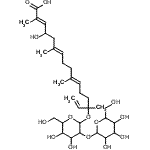 CAS#: 121924-04-7, (2E,6E,10E)-14-[(2-O-Hexopyranosylhexopyranosyl)Oxy]-4-Hydroxy-2,6,10,14-Tetramethyl-2,6,10,15-Hexadecatetraenoic Acid