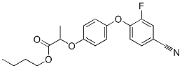 CAS 登录号：122008-78-0， 2-[4-(4-氰基-2-氟苯氧基)苯氧基]丙酸丁基酯