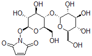 CAS#: 122018-89-7, 1-[(2S,3R,4R,5S,6R)-3,4-Dihydroxy-6-(Hydroxymethyl)-5-[(2R,3R,4S,5S,6R)-3,4,5-Trihydroxy-6-(Hydroxymethyl)Oxan-2-Yl]Oxyoxan-2-Yl]Oxypyrrole-2,5-Dione