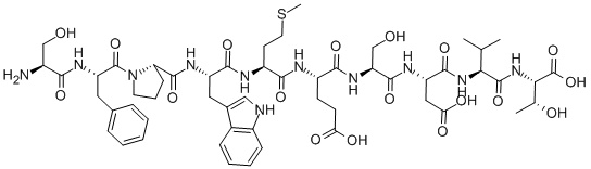 CAS#: 122018-91-1, Seryl-phenylalanyl-prolyl-tryptophyl-methionyl-glutamyl-seryl-asparaginyl-valyl-threonine