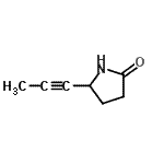 CAS 登录号：122123-77-7， 5-(1-丙炔-1-基)-2-吡咯烷酮