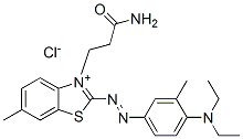 CAS#: 12221-39-5, 3-(3-Amino-3-Oxopropyl)-2-[[4-(Diethylamino)-M-Tolyl]Azo]-6-Methylbenzothiazolium Chloride