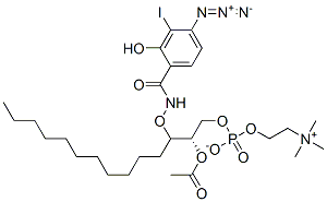 CAS#: 122242-50-6, 1-O-(4-Azido-2-Hydroxy-3-Iodobenzamido)Undecyl-2-O-Acetyl-Sn-Glycero-3-Phosphocholine