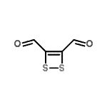 CAS#: 122243-42-9, 1,2-Dithiete-3,4-Dicarbaldehyde