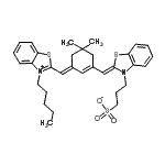 CAS#: 122341-51-9, 3-[(2Z)-2-({(3E)-5,5-Dimethyl-3-[(3-Pentyl-1,3-Benzothiazol-3-Ium-2-Yl)Methylene]-1-Cyclohexen-1-Yl}Methylene)-1,3-Benzothiazol-3(2H)-Yl]-1-Propanesulfonate