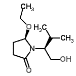 CAS#: 122383-41-9, (5R)-5-Ethoxy-1-[(2S)-1-Hydroxy-3-Methyl-2-Butanyl]-2-Pyrrolidinone