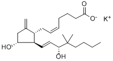 CAS#: 122576-55-0, (5Z,11A,13E,15R)-11,15-Dihydroxy-16,16-Dimethyl-9-Methylene-Prosta-5,13-Dien-1-Oicacid Monopotassium Salt