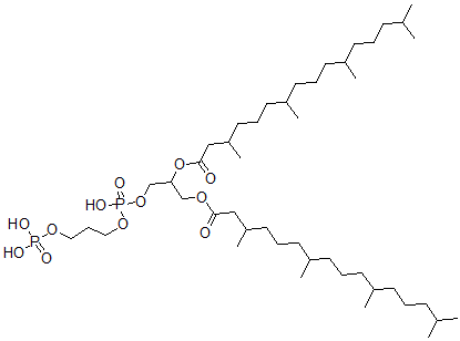 CAS#: 122652-45-3, [1-(Hydroxy-(3-Phosphonooxypropoxy)Phosphoryl)Oxy-3-(3,7,11,15-Tetramethylhexadecanoyloxy)Propan-2-Yl] 3,7,11,15-Tetramethylhexadecanoate