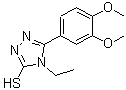 CAS 登录号：122772-20-7， 5-(3,4-二甲氧基苯基)-4-乙基-4H-1,2,4-三唑-3-硫醇