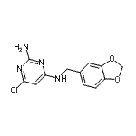 CAS#: 122862-27-5, N<Sup>4</Sup>-(1,3-Benzodioxol-5-Ylmethyl)-6-Chloro-2,4-Pyrimidinediamine