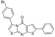 CAS#: 122945-78-2, 3-(4-Bromophenyl)-7-Phenyl-5H-Thiazolo(3,2-a)Thieno(2,3-D)Pyrimidin-5-One