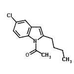 CAS#: 123028-39-7, 1-(2-Butyl-5-Chloro-1H-Indol-1-Yl)Ethanone
