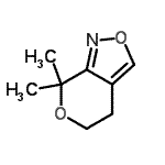CAS#: 123208-49-1, 7,7-Dimethyl-4,5-Dihydro-7H-Pyrano[3,4-c][1,2]Oxazole