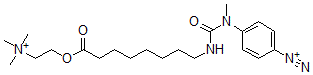 CAS#: 123252-23-3, 2-[8-[[(4-Diazoniophenyl)-Methylcarbamoyl]Amino]Octanoyloxy]Ethyl-Trimethylazanium