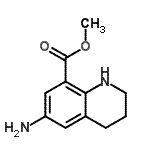 CAS#: 123297-07-4, Methyl 6-Amino-1,2,3,4-Tetrahydro-8-Quinolinecarboxylate