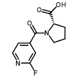 CAS 登录号：123412-43-1， 1-(2-氟异烟酰)-L-脯氨酸