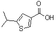 CAS 登录号：123418-51-9， 5-异丙基-3-噻吩羧酸