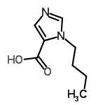CAS#: 123451-25-2, 1-Butyl-1H-Imidazole-5-Carboxylic Acid