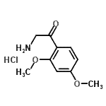 CAS#: 123464-63-1, 2-Amino-1-(2,4-Dimethoxyphenyl)Ethanone Hydrochloride (1:1)