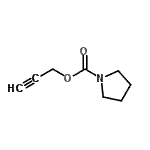 CAS#: 123477-57-6, 2-Propyn-1-Yl 1-Pyrrolidinecarboxylate