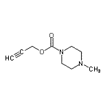 CAS#: 123477-59-8, 2-Propyn-1-Yl 4-Methyl-1-Piperazinecarboxylate