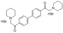 CAS#: 123489-70-3, 2-Piperidin-1-Yl-1-[4-[4-(2-Piperidin-1-Ylacetyl)Phenyl]Phenyl]Ethanone Dihydrobromide