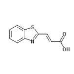 CAS#: 123530-67-6, (2E)-3-(1,3-Benzothiazol-2-Yl)Acrylic Acid