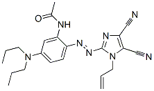 CAS#: 123590-00-1, N-[2-[[4,5-Dicyano-1-(2-Allyl)-1H-Imidazol-2-Yl]Azo]-5-(Dipropylamino)Phenyl]-Acetamide