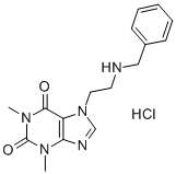 CAS#: 1236-36-8, 7-[2-(Benzylamino)Ethyl]-3,7-Dihydro-1,3-Dimethyl-1H-Purine-2,6-Dione Monohydrochloride