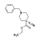 CAS 登录号：123730-67-6， 乙基1-苄基-4-氰基-4-哌啶羧酸酯