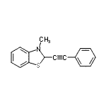 CAS#: 123768-43-4, 3-Methyl-2-(Phenylethynyl)-2,3-Dihydro-1,3-Benzothiazole