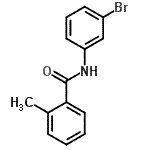 CAS 登录号：123862-54-4， N-(3-溴苯基)-2-甲基苯甲酰胺