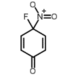 CAS 登录号：123871-59-0， 4-氟-4-硝基-2,5-环己二烯-1-酮