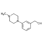 CAS#: 123987-13-3, [3-(4-Methyl-1-Piperazinyl)Phenyl]Methanol