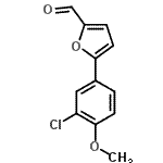 CAS#: 124014-00-2, 5-(3-Chloro-4-Methoxyphenyl)-2-Furaldehyde