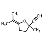 CAS#: 124099-75-8, 2-Ethynyl-5-Isopropylidene-2-Methyltetrahydrofuran