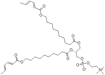 CAS#: 124154-20-7, [(2R)-2,3-Bis[10-[(2E,4E)-Hexa-2,4-Dienoyl]Oxydecanoyloxy]Propyl] 2-Trimethylazaniumylethyl Phosphate