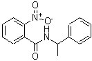 CAS 登录号：124264-90-0， 2-硝基-N-(1-苯基乙基)苯甲酰胺