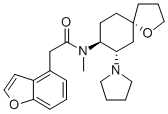 CAS#: 124378-77-4, 2-(1-Benzofuran-4-Yl)-N-Methyl-N-[(5R,7S,8S)-7-Pyrrolidin-1-Yl-1-Oxaspiro[4.5]Decan-8-Yl]Acetamide
