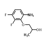 CAS#: 124410-02-2, 1-(6-Amino-2,3-Difluorophenoxy)-2-Propanol